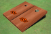 Oklahoma State University Solid Rosewood Cornhole Boards
