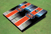 Auburn University "Tiger Eyes" Field Long Strip Matching Orange Themed Cornhole Boards