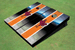 Virginia Tech "HokieBird" Field Long Strip Matching Orange Themed Cornhole Boards