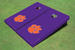 Clemson University Purple Matching Solid Cornhole Boards Clemson University Purple Matching Solid Cornhole Boards