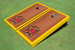 University of Maryland Yellow Rosewood Matching Borders Cornhole Boards