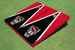 NC State University Black and Red Matching Triangle Cornhole Boards