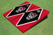 NC State University Black and Red Matching Diamond Cornhole Boards