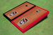 NC State University Rosewood Alternating Border Cornhole Boards