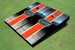 University of Florida Field Long Stripe Matching Orange Themed Cornhole Boards