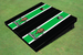 Marshall University Green and Black  Matching Long Stripe Cornhole Boards