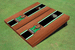 Marshall University Black Rosewood Matching Long Stripe Cornhole Boards