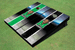 Marshall University Field Long Stripe Alternating Themed Cornhole Boards