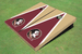 Florida State University Maroon and Gold Matching Triangle Cornhole Boards