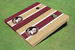 Florida State University Alternating Long Stripe Cornhole Boards