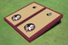 Florida State University Maroon Matching Border Cornhole Boards