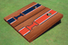University of Illinois Rosewood Alternating Long Stripe Cornhole Boards University of Illinois Rosewood Alternating Long Stripe Cornhole Boards