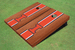 University of Illinois Orange Rosewood Matching Long Stripe Cornhole Boards