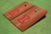University of Illinois Solid Rosewood Cornhole Boards