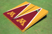 University of Minnesota Maroon and Gold Matching Triangle Cornhole Boards
