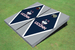University of Connecticut "UConn" Navy and Gray Matching Diamond Cornhole Boards