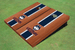 University of Connecticut "UConn" Navy Rosewood Matching Long Stripe Cornhole Boards