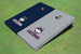 University of Connecticut "UConn" Alternating Solid Cornhole Boards