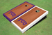 Texas Christian University "TCU" Rosewood Alternating Border Cornhole Boards