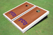Texas Christian University "TCU" White Rosewood Matching Borders Cornhole Boards