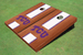 Texas Christian University "TCU" White Rosewood Matching Long Stripe Cornhole Boards