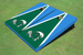 Tulane University Green and Unci Matching Triangle Cornhole Boards