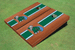 Tulane University Green Rosewood Matching Long Stripe Cornhole Boards