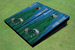 Tulane University Green and Unci Matching Wood Look Triangle Cornhole Boards Tulane University Green and Unci Matching Wood Look Triangle Cornhole Boards