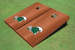 Tulane University Solid Rosewood Cornhole Boards