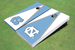 University Of North Carolina Alternating Triangle Cornhole Boards