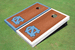 University of North Carolina "UNC" Rosewood Alternating Border Cornhole Boards