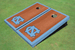 University of North Carolina "UNC" Blue Rosewood Matching Border Cornhole Boards University of North Carolina "UNC" Blue Rosewood Matching Border Cornhole Boards