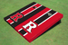 Rutgers University Alternating Long Stripe Cornhole Boards Rutgers University Alternating Long Stripe Cornhole Boards