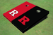 Rutgers University Alternating Solid Cornhole Boards