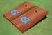 University of North Carolina "UNC" Solid Rosewood Cornhole Boards