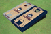 University of Connecticut "UConn" Alternating Basketball Court Custom Cornhole Board