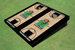 Marshall University Black Matching Basketball Court Custom Cornhole Board