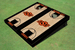 Oklahoma State University Black Matching Basketball Court Custom Cornhole Board
