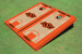 Oklahoma State University Orange Matching Basketball Court Custom Cornhole Board