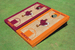 Virginia Tech "HokieBird" Alternating Basketball Court Custom Cornhole Board