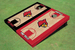 University of Louisville Alternating Basketball Court Custom Cornhole Board