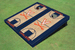University of Virginia Navy Matching Basketball Court Custom Cornhole Board