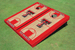 Texas Tech University Red Matching Basketball Court Custom Cornhole Board