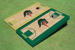 University of Alabama Birmingham Dragon Head Alternating Basketball Court Custom Cornhole Boards