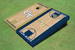 Georgia Tech Alternating Basketball Court Custom Cornhole Boards