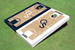 Georgia Southern University "GS" Alternating Basketball Court Custom Cornhole Board