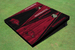 University Of Arkansas Alternating Wood Look Triangle Cornhole Boards