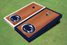 Penn State University Nittany Lions Rosewood Alternating Border Cornhole Boards