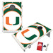 Miami Hurricanes Vortex Baggo Portable 2x3 Bean Bag Toss Game Miami Hurricanes Vortex Baggo Portable 2x3 Bean Bag Toss Game