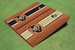 University of Colorado Rosewood Alternating Long Stripe Cornhole Boards